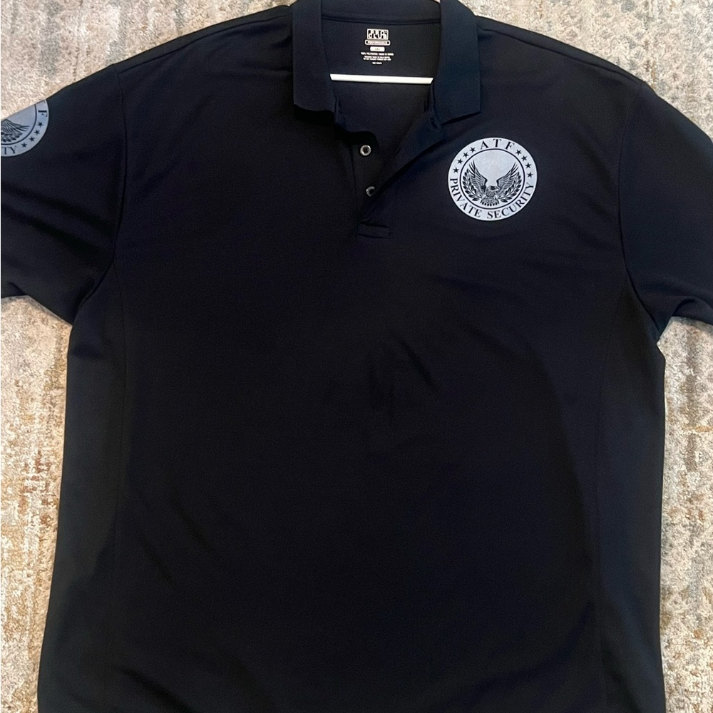 Pro Club ATF security Tactical Black Polo Shirt Classic Design sz XXXL